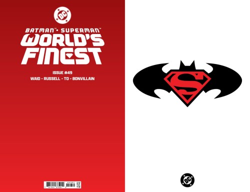 BATMAN SUPERMAN WORLDS FINEST #49 CVR E SYMBOL CARD STOCK VAR