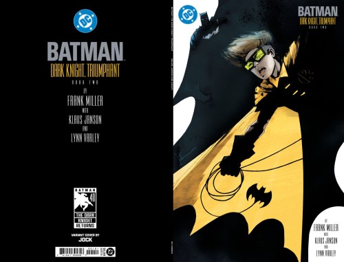BATMAN THE DARK KNIGHT RETURNS #2 (OF 4) FACSIMILE EDITION CVR D JOCK CARD STOCK VAR