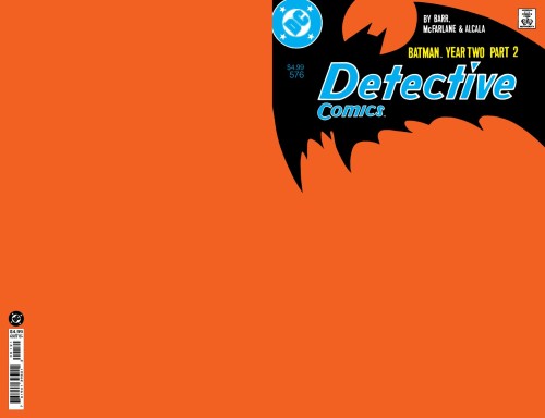 DETECTIVE COMICS #576 FACSIMILE EDITION CVR B BLANK CARD STOCK VAR (YEAR TWO PART 2 OF 4)