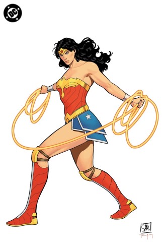 WONDER WOMAN #31 CVR G DANIEL SAMPERE CORNER BOX SPOT FOIL VAR