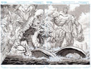 OLYMPUS SAGA MEGALITH #1 (OF 4) CVR D LEWIS LAROSA ORIGINAL ART EDITION 1 VAR