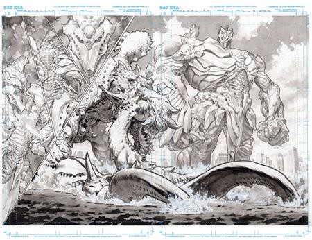 OLYMPUS SAGA MEGALITH #1 (OF 4) CVR D LEWIS LAROSA ORIGINAL ART EDITION 1 VAR