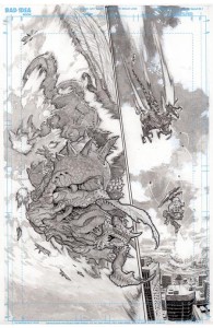 OLYMPUS SAGA MEGALITH #1 (OF 4) CVR F LEWIS LAROSA ORIGINAL ART EDITION 3VAR