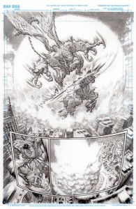 OLYMPUS SAGA MEGALITH #1 (OF 4) CVR G LEWIS LAROSA ORIGINAL ART EDITION 4 VAR