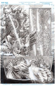 OLYMPUS SAGA MEGALITH #1 (OF 4) CVR L LEWIS LAROSA ORIGINAL ART EDITION 9 VAR