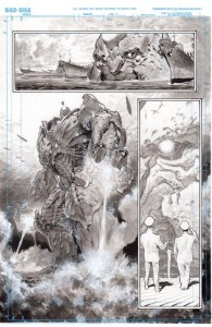 OLYMPUS SAGA MEGALITH #1 (OF 4) CVR Q LEWIS LAROSA ORIGINAL ART EDITION 14 VAR