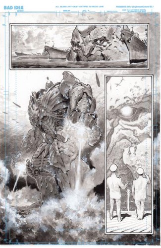 OLYMPUS SAGA MEGALITH #1 (OF 4) CVR Q LEWIS LAROSA ORIGINAL ART EDITION 14 VAR
