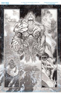 OLYMPUS SAGA MEGALITH #1 (OF 4) CVR T LEWIS LAROSA ORIGINAL ART EDITION 17 VAR