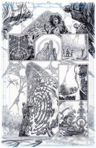 OLYMPUS SAGA MEGALITH #1 (OF 4) CVR X LEWIS LAROSA ORIGINAL ART EDITION 21 VAR