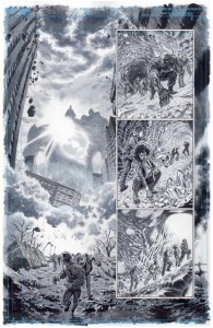 OLYMPUS SAGA MEGALITH #1 (OF 4) CVR Y LEWIS LAROSA ORIGINAL ART EDITION 22 VAR