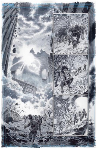OLYMPUS SAGA MEGALITH #1 (OF 4) CVR Y LEWIS LAROSA ORIGINAL ART EDITION 22 VAR