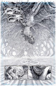 OLYMPUS SAGA MEGALITH #1 (OF 4) CVR Z LEWIS LAROSA ORIGINAL ART EDITION 23 VAR