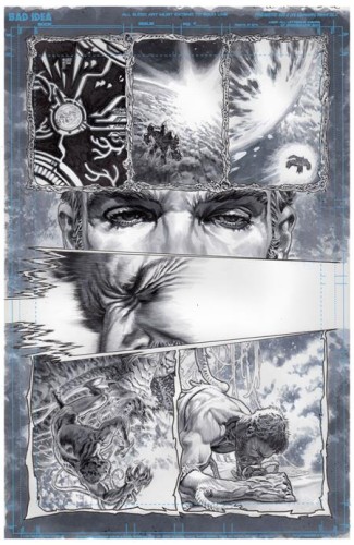 OLYMPUS SAGA MEGALITH #1 (OF 4) CVR AC LEWIS LAROSA ORIGINAL ART EDITION 26 VAR