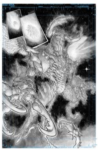 OLYMPUS SAGA MEGALITH #1 (OF 4) CVR AG LEWIS LAROSA ORIGINAL ART EDITION 30 VAR