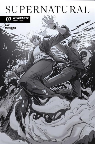 SUPERNATURAL #7 CVR G INC 1:10 DAVID COUSENS LINE ART VAR