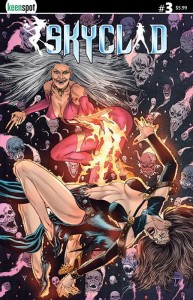 SKYCLAD #3 CVR A MICHAL DUTKIEWICZ YA BURNT!