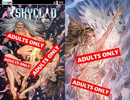 SKYCLAD #3 CVR D MICHAL DUTKIEWICZ ADULTS ONLY HOLOFOIL FLIP VAR