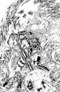 SHE-SPAWN #1 (OF 5) CVR E BRETT BOOTH B&W VAR