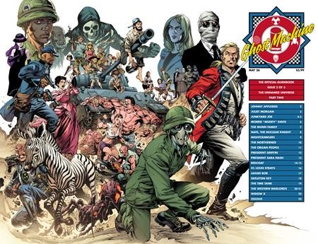 GHOST MACHINE THE OFFICIAL GUIDEBOOK #2 (OF 5) CVR C IVAN REIS & DANNY MIKI WRAPAROUND VAR