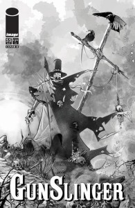 GUNSLINGER SPAWN #55 CVR B IG GUARA B&W VAR