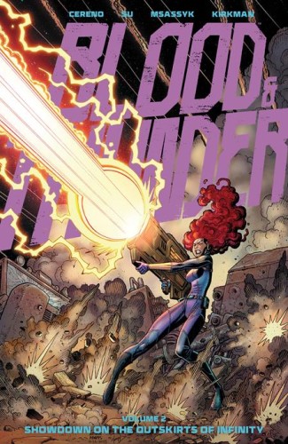 BLOOD & THUNDER TP VOL 02 SHOWDOWN ON THE OUTSKIRTS DIRECT MARKET EXCLUSIVE ARTHUR ADAMS & MSASSYK CVR (9781534332164)