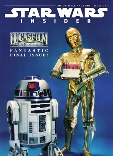 STAR WARS INSIDER #237 THE FINAL ISSUE CVR D FAN CLUB FOIL VAR