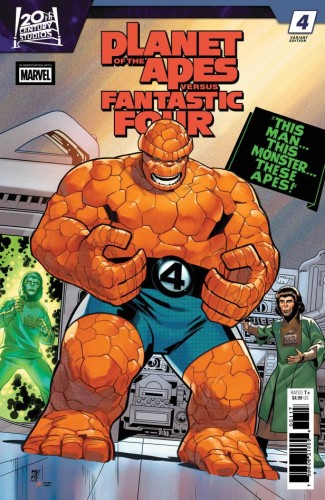 PLANET OF THE APES VS FANTASTIC FOUR #4 PACO MEDINA HOMAGE VAR