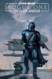 STAR WARS: ROGUE ONE - CASSIAN ANDOR #1 EM GIST MANDALORIAN & GROGU VAR