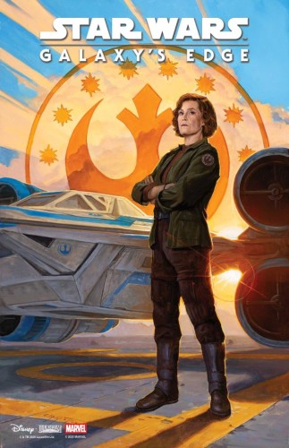 STAR WARS: GALAXYS EDGE - ECHOES OF THE EMPIRE #2 EM GIST MANDALORIAN & GROGU VAR