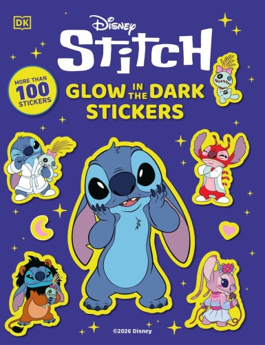 DISNEY STITCH GLOW IN THE DARK ULTIMATE STICKER BOOK TP (9798217310142)