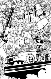 MASK #1 CVR F TOM REILLY ENERGON UNIVERSE THIRD ANNIVERSARY B&W CONNECTING VAR