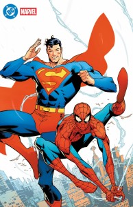 DC MARVEL SUPERMAN SPIDER-MAN #1 (ONE SHOT) CVR Y JORGE JIMENEZ FOIL VAR