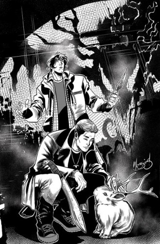 SUPERNATURAL #5 CVR L INC 1:5 EDER MESSIAS LINE ART VIRGIN VAR