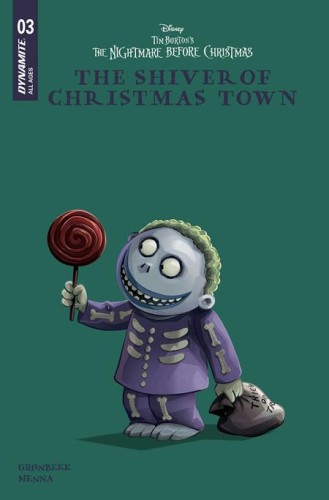 TIM BURTONS THE NIGHTMARE BEFORE CHRISTMAS THE SHIVER OF CHRISTMAS TOWN #3 CVR D DISNEY LIBRARY  VAR