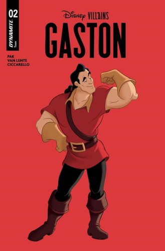 DISNEY VILLAINS GASTON #2 CVR B TED BRANDT & RO STEIN VAR