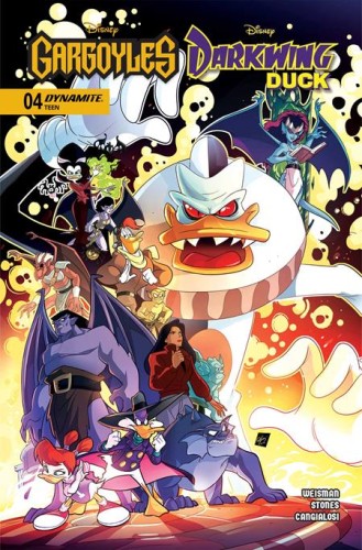 GARGOYLES/DARKWING DUCK #4 CVR D CIRO CANGIALOSI VAR
