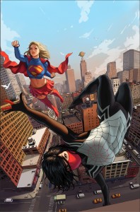 MARVEL/DC: SPIDER-MAN/SUPERMAN #1 100 COPY IVAN TALAVERA VIRGIN VARIANT