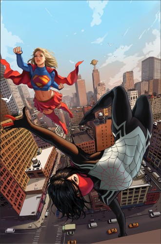 MARVEL/DC: SPIDER-MAN/SUPERMAN #1 100 COPY IVAN TALAVERA VIRGIN VARIANT