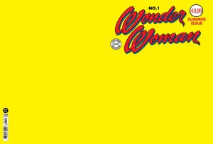 WONDER WOMAN #1 (1942) FACSIMILE EDITION CVR C BLANK CARD STOCK VAR