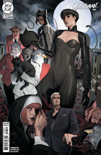 CATWOMAN #86 CVR E MANNY VINCENT CARBONILLA THINGS TO COME CARD STOCK VAR