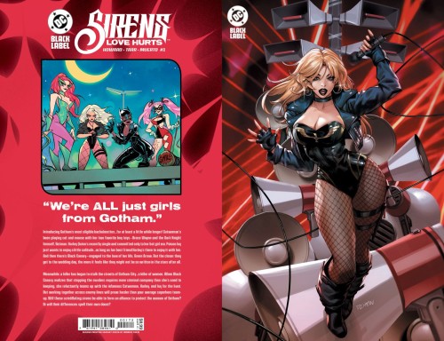 SIRENS LOVE HURTS #1 (OF 4) 2ND PTG Second Printing Cvr B Derrick Chew Foil Var