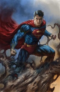 ADVENTURES OF SUPERMAN BOOK OF EL #9 (OF 12) CVR B LUCIO PARRILLO CARD STOCK VAR