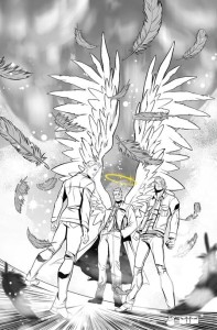 SUPERNATURAL SPECIAL CASTIEL #1 (ONE SHOT) CVR I INC 1:15 PASQUALE QUALANO LINE ART VIRGIN VAR
