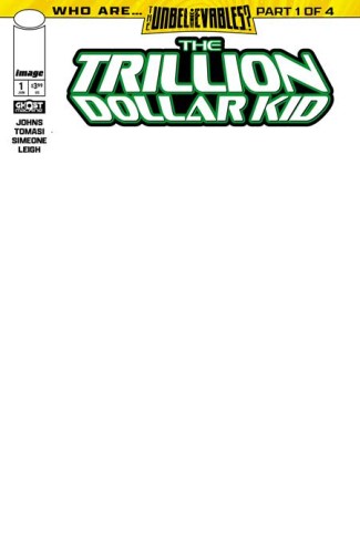 TRILLION DOLLAR KID #1 (OF 2) CVR E BLANK SKETCH VAR