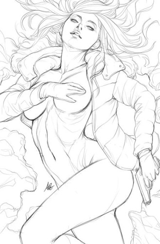 GUN HONEY DOUBLES DOWN #1 (OF 4) CVR L ARTGERM INKS VIRGIN VAR