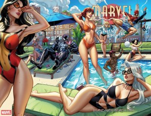 MARVEL SWIMSUIT SPECIAL: BRAND NEW BEACH DAY #1 WRAPAROUND CVR