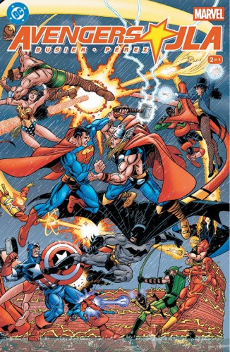 AVENGERS JLA #2 (OF 4) FACSIMILE EDITION CVR A GEORGE PEREZ