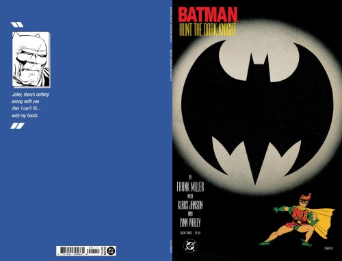 BATMAN THE DARK KNIGHT RETURNS #3 (OF 4) FACSIMILE EDITION CVR A FRANK MILLER
