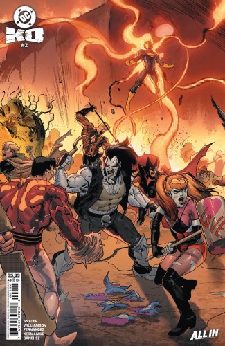 DC K.O. #2 (OF 5) 2nd PTG Second Printing Cvr B Javi Fernandez Connecting Card Stock Var