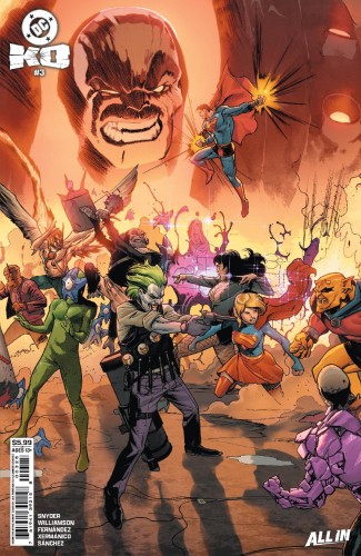 DC K.O. #3 (OF 5) 2nd PTG Second Printing Cvr B Javier Fernandez Connecting Card Stock Var